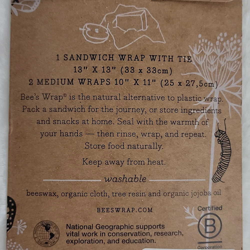 Bee's Wrap Food Wrap Set - Picture 5 of 5